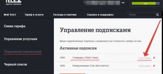 Сервис Теле2 Тема – описание и управление услугой