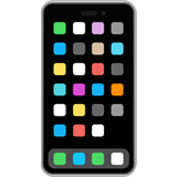 Мобильный телефон Эмодзи на Apple macOS и iOS iPhone